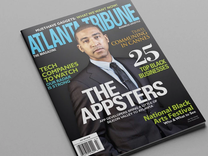 Atlanta Tribune’s July 2012 Appsters cover. TripLingo was part of the startup momentum behind that visibility.